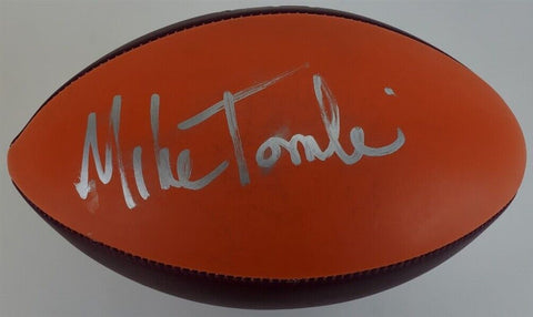 Mike Tomlin Signed Virginia Tech Hokies Logo Football (JSA COA) Steelers Coach