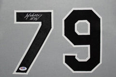 Jose Abreu Signed White Sox 35x43 Custom Framed Jersey (JSA COA) 2014 A.L. ROY