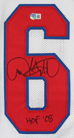 Andre Tippett Signed New England Patriots Jersey Inscribed "HOF 08" (Beckett)