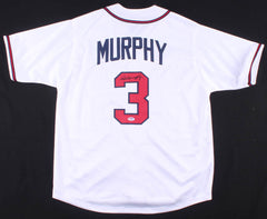 Dale Murphy Signed Atlanta Braves White Jersey (PSA COA) 2×NL MVP (1982 & 1983)