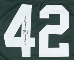 John Brockington Signed Packers Jersey (JSA COA) Green Bay 1st Round Pck 1971 RB