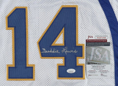 Freddie Lewis Signed ABA Indiana Pacer Jersey (JSA COA) 3xABA Champ / Guard