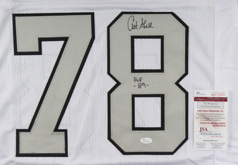 Art Shell Signed Raiders Jersey Inscribed "HOF 89" (JSA COA) 8×Pro Bowl Tackle