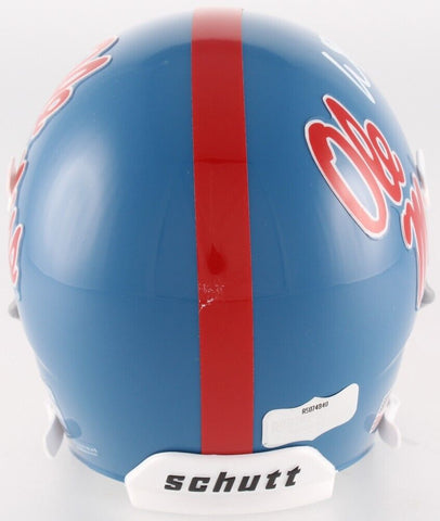 Wesley Walls Signed Ole Miss Rebels Mini Helmet Inscribed "CHOF 2014" Radtke COA