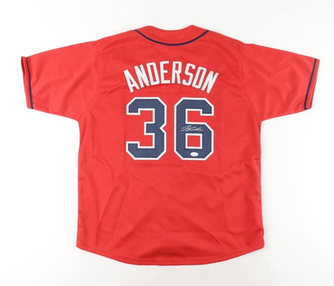 Ian Anderson Signed Braves Jersey (JSA COA) Atlanta 2021 Rookie Starting Pitcher