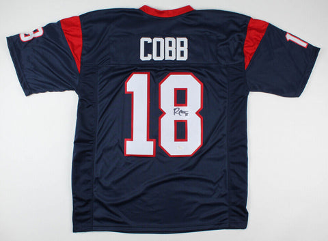 Randall Cobb Signed Houston Texans Jersey (JSA COA)  2014 Pro Bowl Wide Receiver