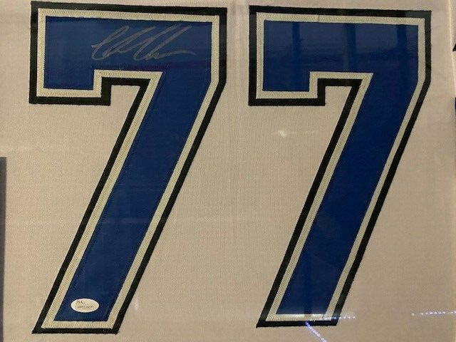 Victor Hedman signed framed custom jersey NHL Tampa Bay Lightning