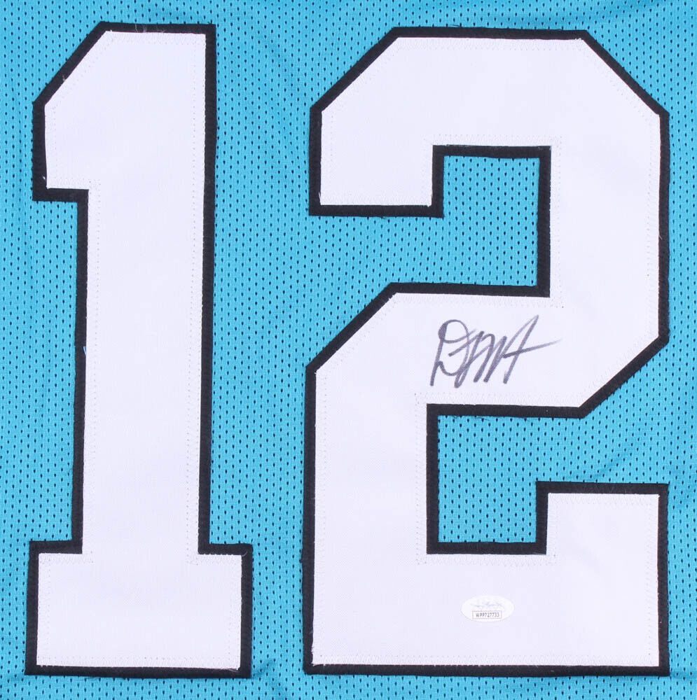 DJ D.J. Moore (Panthers white TOWER) Signed Autographed Framed Jersey –  Super Sports Center