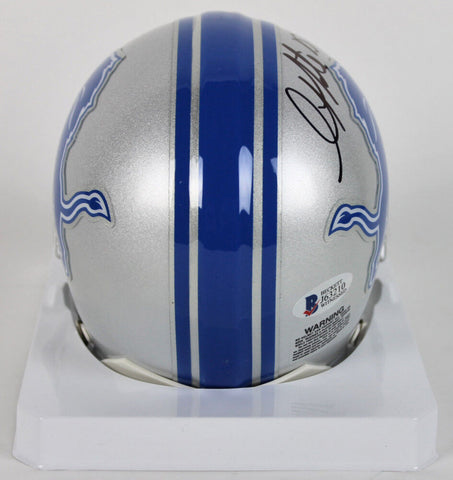 Golden Tate Signed Lions Mini-Helmet (Beckett COA) Super Bowl champion (XLVIII)