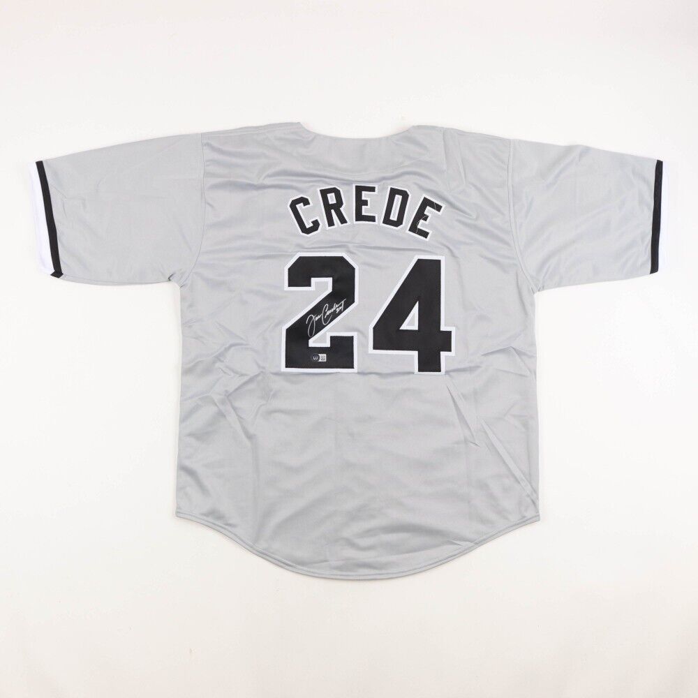 Joe Crede Signed Chicago White Sox Jersey (Beckett COA) 2005 World Ser –