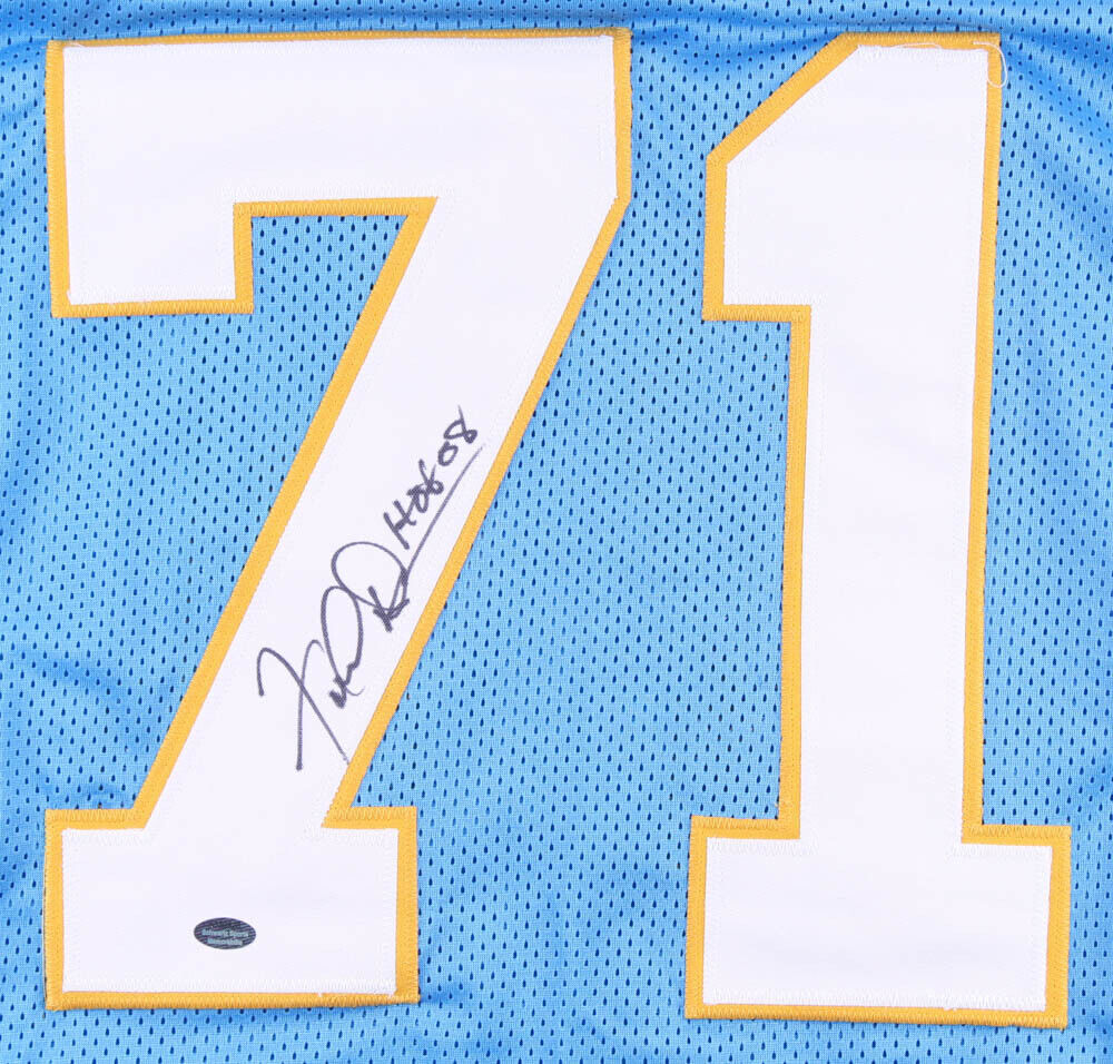 Fred Dean Signed San Diego Chargers Jersey Inscribed "HOF 08" (Schwartz COA)