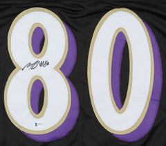 Miles Boykin Signed Baltimore Ravens Jersey (Beckett COA) Former Notre Dame WR