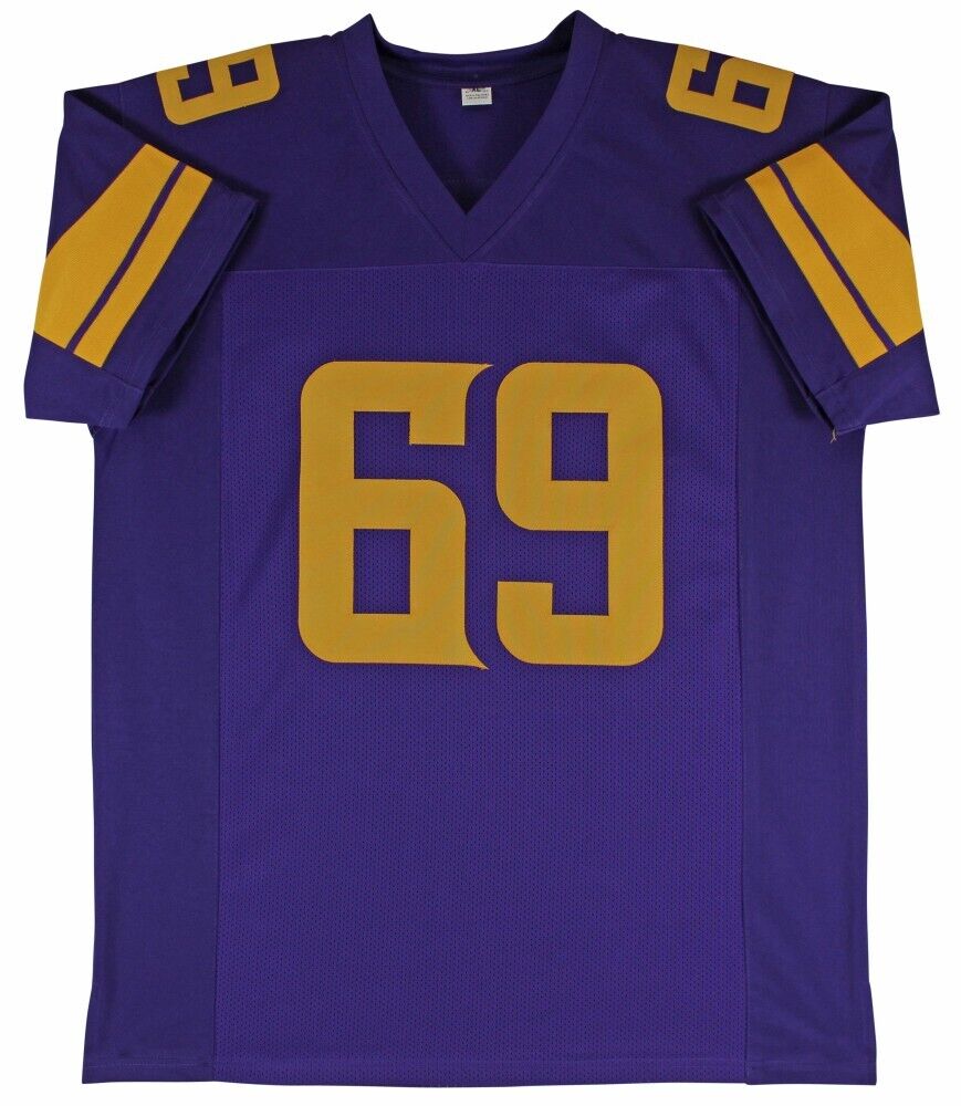 Jared Allen Signed Minnesota Vikings Color Rush Jersey (Beckett) 5xPro Bowl D.E.