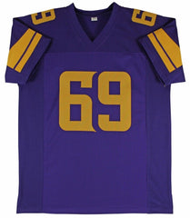 Jared Allen Signed Minnesota Vikings Color Rush Jersey (Beckett) 5xPro Bowl D.E.