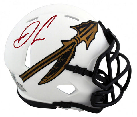 Dalvin Cook Signed Florida State Seminole Mini Helmet (Beckett) FSU / Vikings RB