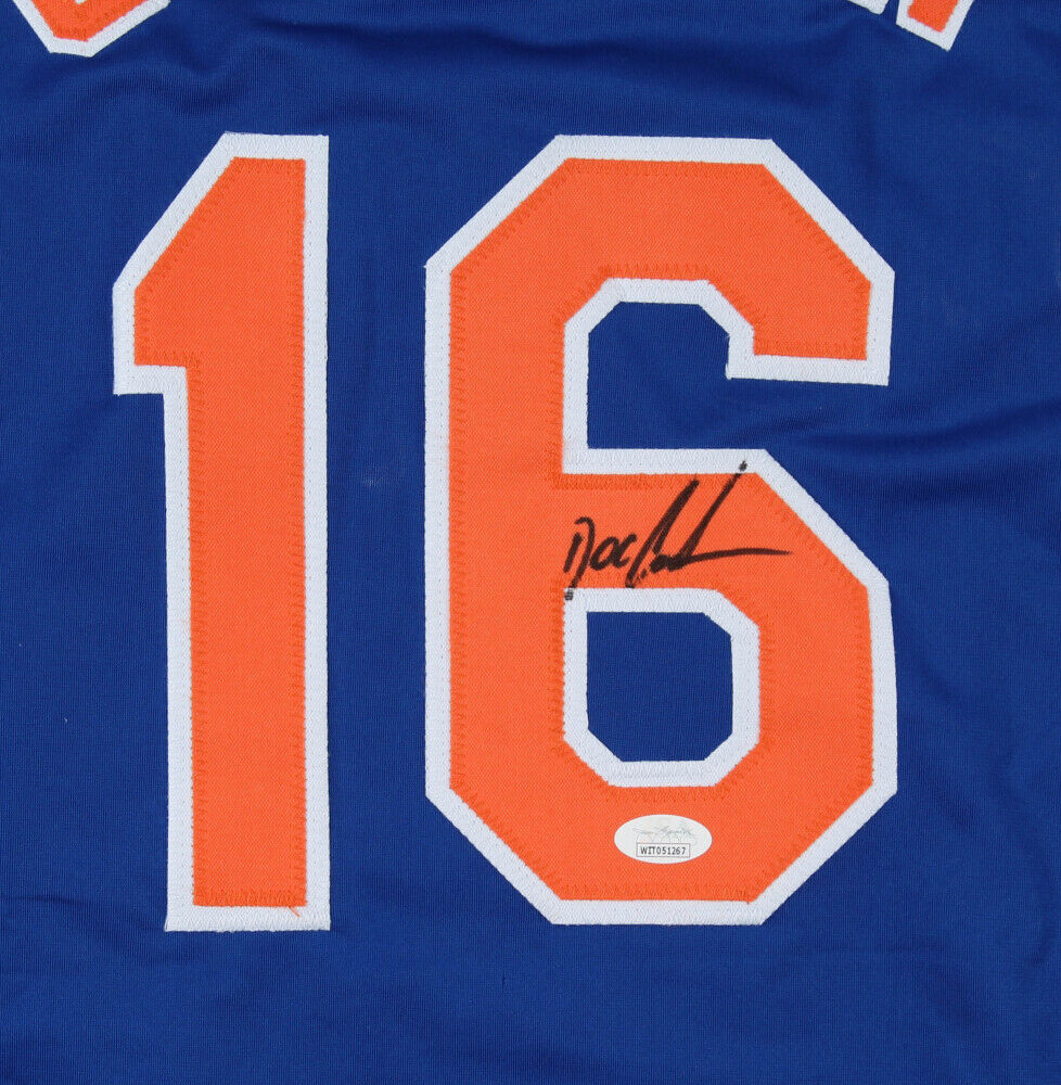 Doc Gooden Signed New York Mets Jersey (JSA Witness COA) 1984 Rookie o –