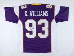 Kevin Williams Signed Minnesota Vikings Jersey (JSA COA)  Def Tackle 2003/2013