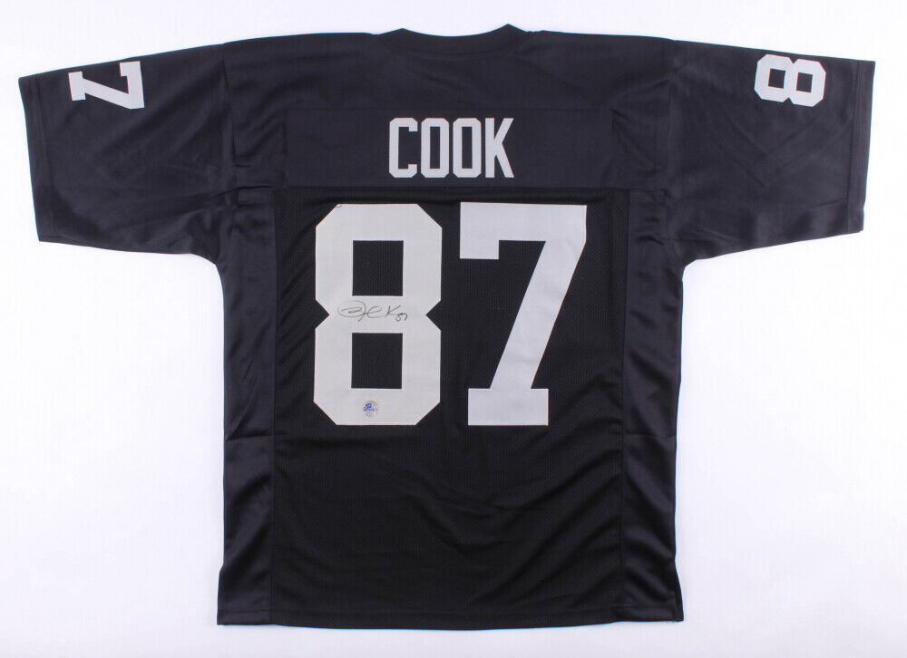 Jared Cook Signed Oakland Raiders Jersey (Pro Player Holo) 2018 Pro Bowl T.E.