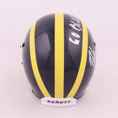 Rashan Gary Signed Michigan Wolverine Mini-Helmet (JSA COA) Green Bay Packers LB
