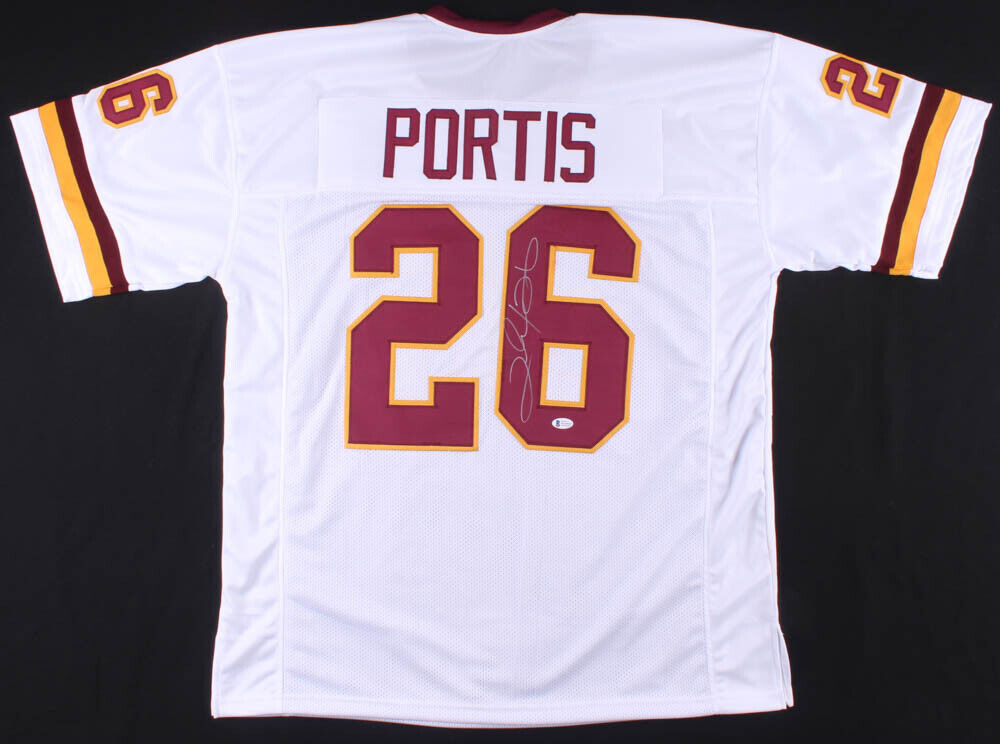 Clinton Portis Signed Washington Redskins Jersey (Beckett COA) 2×Pro Bowl R.B.