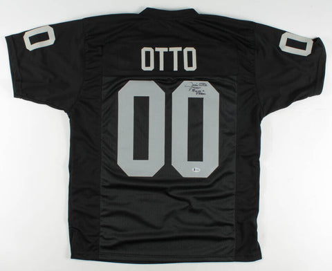 Jim Otto Signed Raiders Football Jersey Inscribed "HOF 1980" (Beckett COA)
