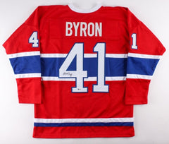 Paul Byron Signed Montreal Canadiens Jersey (Beckett COA) Veteran Left Wing