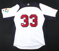 D J Peterson Signed 2012 Team USA Majestic Jersey (JSA COA) Mariners, White Sox