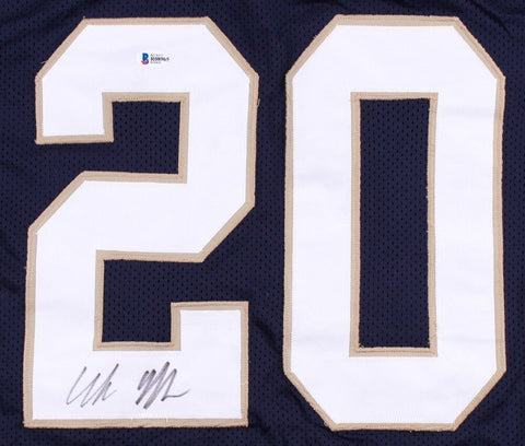 C.J. Prosise Signed Notre Dame Fighting Irish Jersey (Becket Coa) Seahawks R.B.