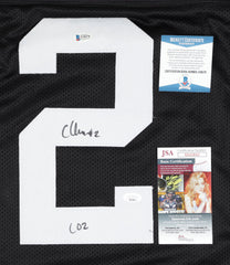 Chris Olave Signed Ohio State Buckeyes Jersey Inscribed "CO2"  (Beckett COA) W.R