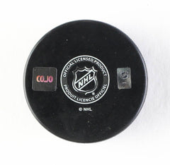 Steve Shutt Signed Montreal Canadien Logo Hockey Puck Inscribed "HOF '93" (COJO)