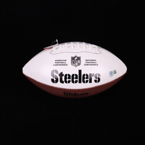 Cameron Heyward Signed Pittsburgh Steelers Logo Football (Beckett) 5xPro Bowl DT