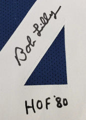 Bob Lilly Signed Dallas Cowboys Throwback Jersey Inscribed "HOF '80" (JSA COA)