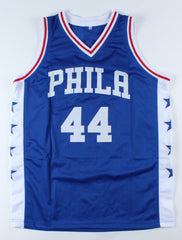 Rick Mahorn Signed Philadelphia 76ers Jersey Inscribed "Bad Boy" (PSA COA)