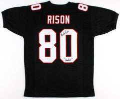 Andre Rison Signed Falcons Jersey Inscribed "Showtime" (JSA COA) 5x Pro Bowl