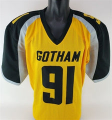 Aaron Smith Signed Pittsburgh Steelers Dark Knight Gotham Style Jersey (JSA COA)