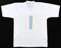 Quentin Johnston Signed San Diego Chargers Jersey (Beckett) 2023 1st Rnd Pck W.R