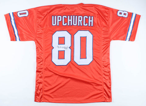 Rick Upchurch Signed Broncos Jersey (JSA COA) Denver All Pro Wide Receiver