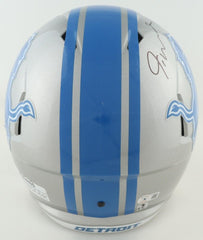 Jameson Williams Signed Detroit Lions Full Sized Speed Helmet (Beckett) Bama WR