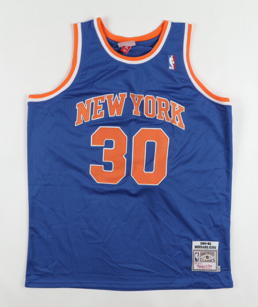 Bernard King Signed New York Knicks Jersey The King of New York (JSA COA)