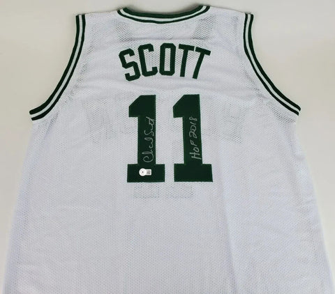 Charlie Scott Signed Boston Celtics Home Jersey Inscribed "HOF 2018" (Beckett)