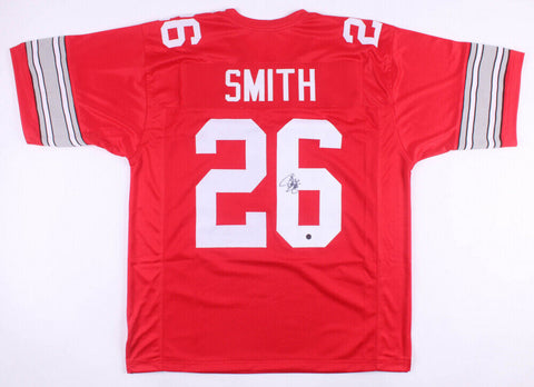 Robert Smith Signed Ohio State Buckeyes Jersey (Smith Hologram) Vikings R.B.