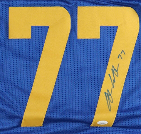 Andrew Whitworth Signed Los Angeles Rams Jersey (JSA) Super Bowl LVI Champion OT
