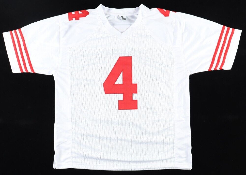 Jake Moody Signed San Francisco 49er Jersey (Playball Ink) Ex-Mich. Place Kicker