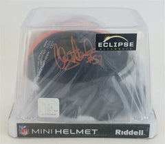Clay Matthews Jr. Signed Cleveland Browns Eclipse Mini Helmet (Beckett COA)