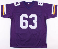 Danny Isidora Signed Vikings Jersey (JSA) Minnesota Offensive Lineman/U of Miami