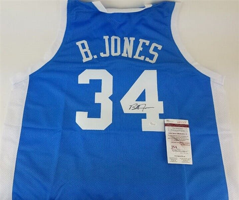 Bobby Jones Signed North Carolina Tar Heels Jersey / 76ers Power Forward JSA COA