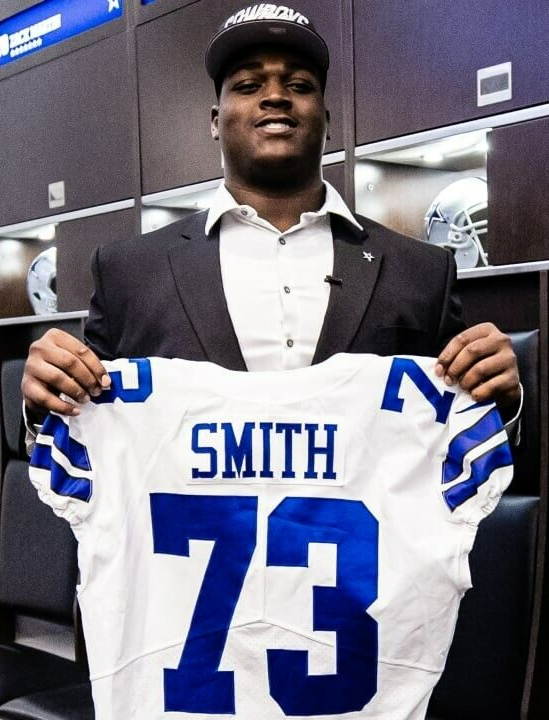 Tyler Smith Signed Dallas Cowboys Jersey (Beckett) 2022 1st Round Draf –