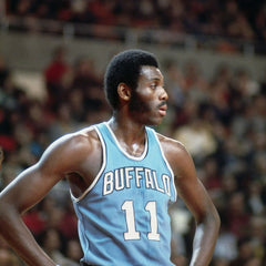 Bob McAdoo Signed Buffalo Braves Jersey (JSA COA) 1975 NBA MVP / 5xAll Star Ctr.