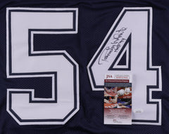 Randy White Signed Career Highlight Stat Jersey Inscribed "H.O.F. 94" (JSA COA)