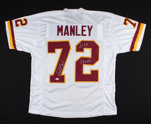 Dexter Manley Signed Washington Redskins Jersey (JSA COA) 2×Super Bowl Champ D.E